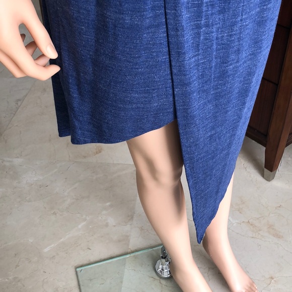 BNWT SPLENDID DENIM COLORED STRETCH JERSEY DRESS - Picture 7 of 9